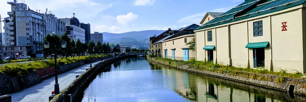 小樽運河の風景