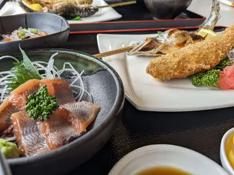 支笏湖 ポロピナイ園地 チップ（ヒメマス）料理