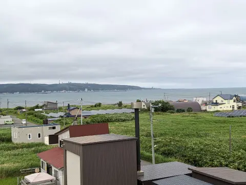 ホテルめぐまから見えるノシャップ岬