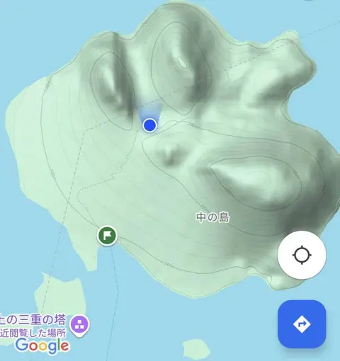 洞爺湖 大島 Google map