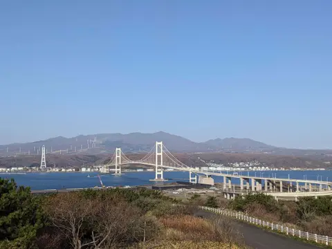 室蘭八景 祝津公園展望台から見える景色