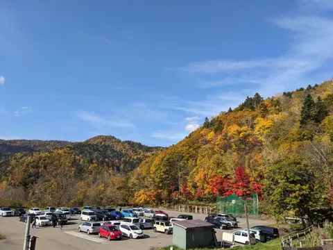 豊平峡温泉周辺の景色