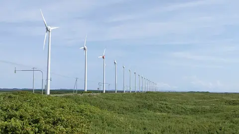 オトンルイ発電所の風車
