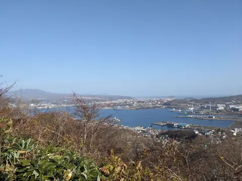 室蘭八景 測量山展望台から見える景色