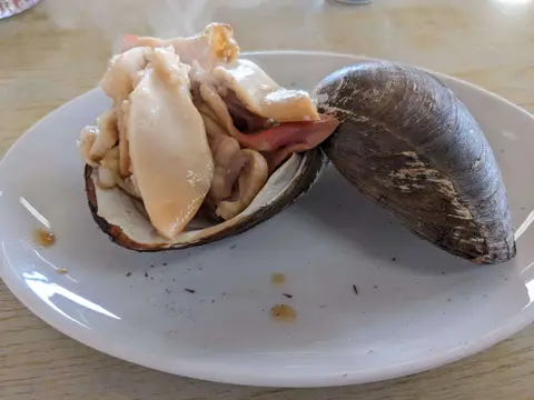 青塚食堂 ホッキ貝の焼き物