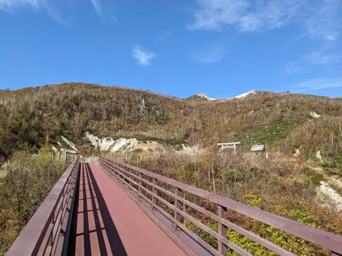 五色温泉周辺の景色
