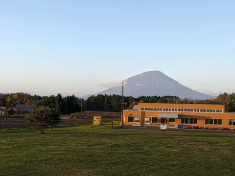 道の駅とうや湖から見える羊蹄山