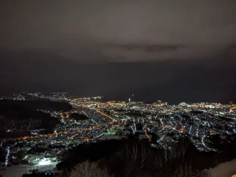 天狗山展望台の夜景