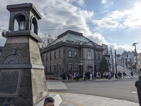 堺町通り 小樽オルゴール堂とメルヘン交差点