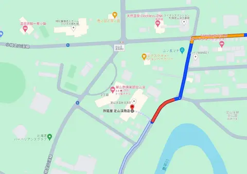 旅籠屋定山渓商店 建物入口