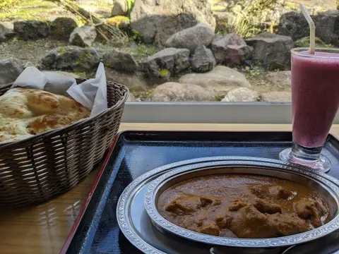 豊平峡温泉のインドカレー