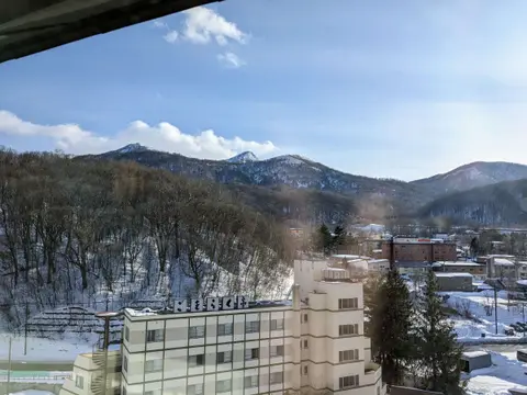 洞爺湖畔亭から見える有珠山