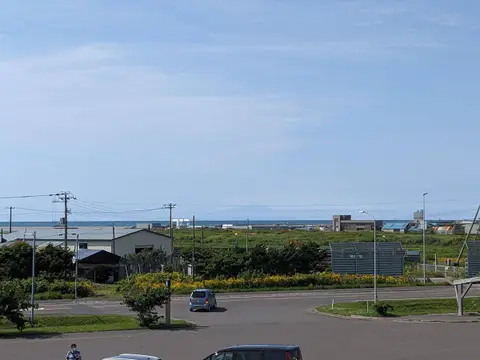 道の駅えんべつ富士見の高台から見る利尻富士