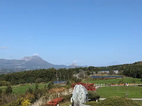 有珠山サービスエリアから見える景色