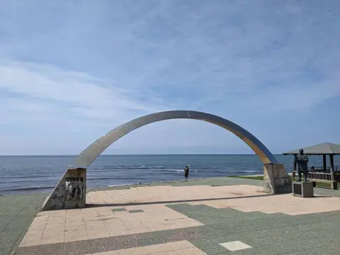 道の駅おびら鰊番屋 日本海の景色